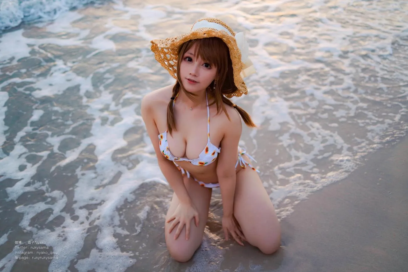 Nyako喵子 – NO.57 向日葵比基尼 [66P]插图5